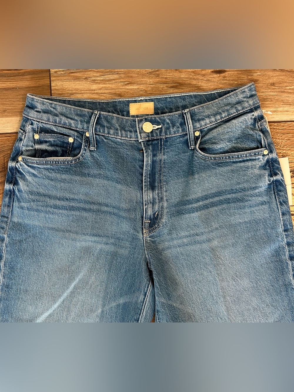 Mother Jeans The Maven Ankle Mid Rise Size 28 in Magic School Bus New With Tags - Picture 4 of 10